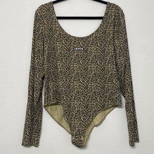 Levi’s Josie Leopard print Bodysuit